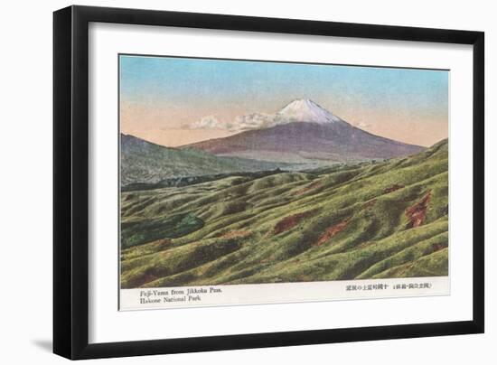 Fujiyama from Jikkoku Pass-null-Framed Art Print