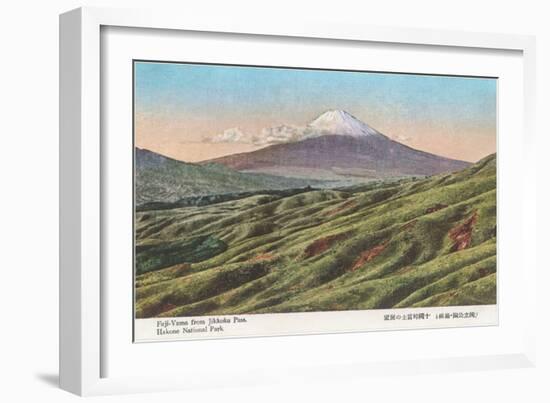 Fujiyama from Jikkoku Pass-null-Framed Art Print