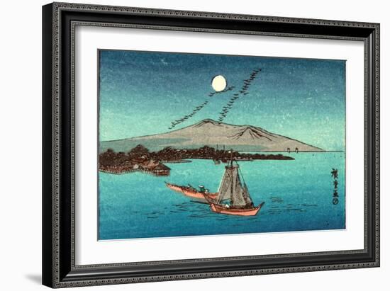 Fukeiga, Between 1900 and 1940 1797-1858-Utagawa Hiroshige-Framed Premium Giclee Print