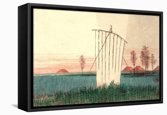 Fukeiga-Utagawa Hiroshige-Framed Premier Image Canvas