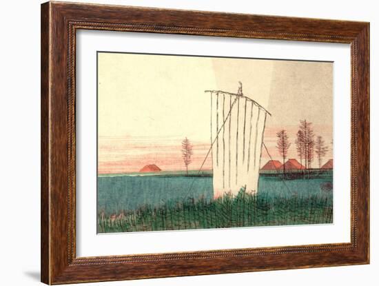 Fukeiga-Utagawa Hiroshige-Framed Giclee Print