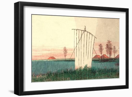 Fukeiga-Utagawa Hiroshige-Framed Giclee Print