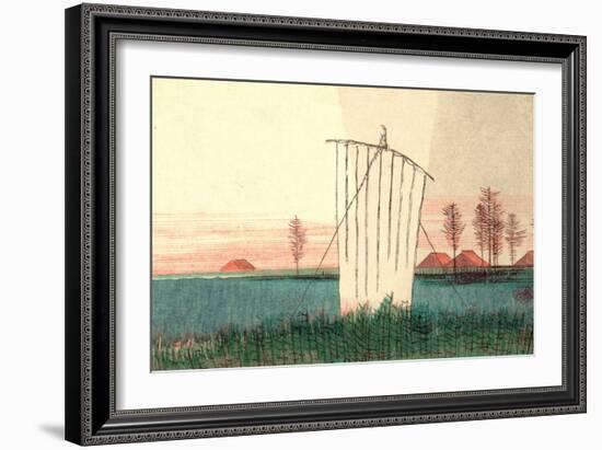 Fukeiga-Utagawa Hiroshige-Framed Giclee Print