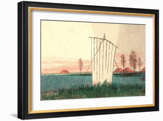 Fukeiga-Utagawa Hiroshige-Framed Giclee Print