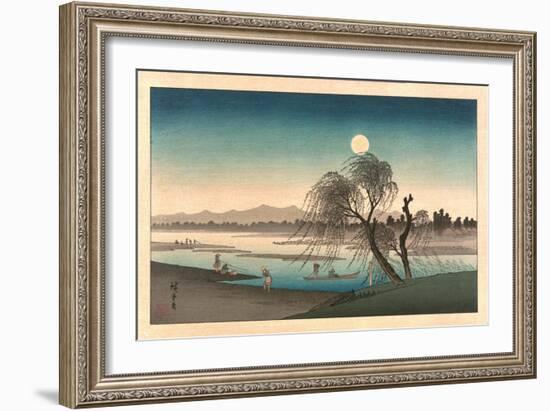 Fukeiga-Utagawa Hiroshige-Framed Giclee Print