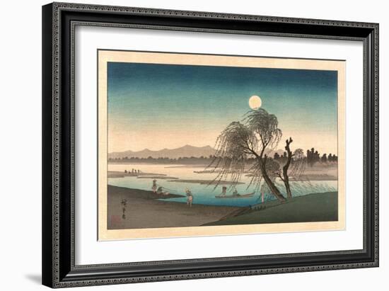 Fukeiga-Utagawa Hiroshige-Framed Giclee Print