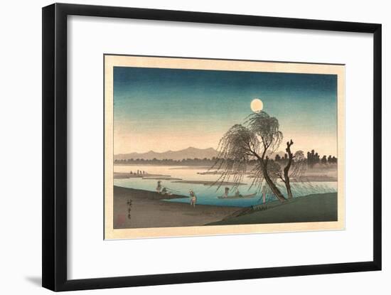 Fukeiga-Utagawa Hiroshige-Framed Premium Giclee Print