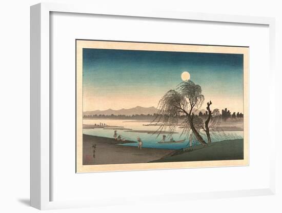 Fukeiga-Utagawa Hiroshige-Framed Premium Giclee Print