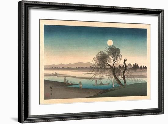 Fukeiga-Utagawa Hiroshige-Framed Giclee Print