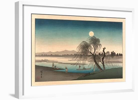 Fukeiga-Utagawa Hiroshige-Framed Giclee Print