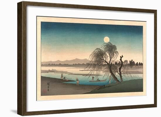 Fukeiga-Utagawa Hiroshige-Framed Giclee Print