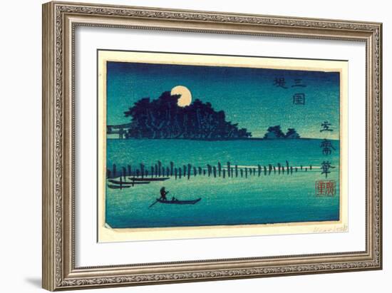 Fukeiga-Utagawa Hiroshige-Framed Giclee Print