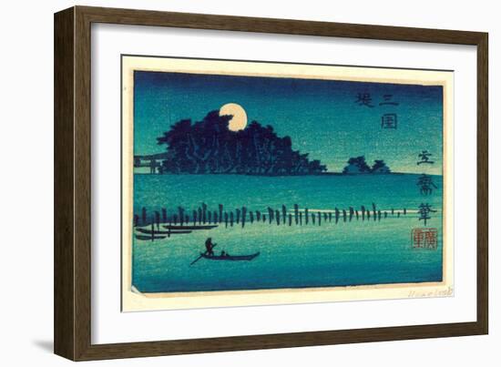 Fukeiga-Utagawa Hiroshige-Framed Giclee Print