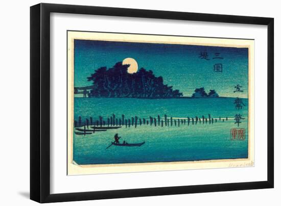 Fukeiga-Utagawa Hiroshige-Framed Giclee Print