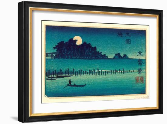 Fukeiga-Utagawa Hiroshige-Framed Giclee Print