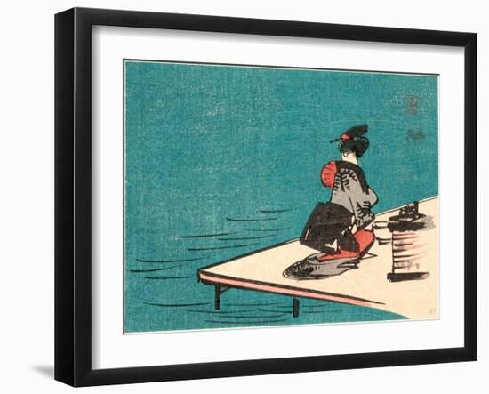 Fukeiga-Utagawa Hiroshige-Framed Giclee Print