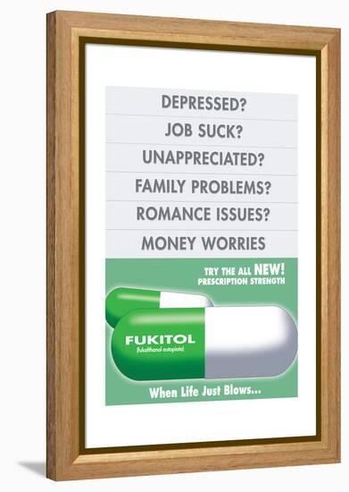 Fukitol-Noble Works-Framed Stretched Canvas