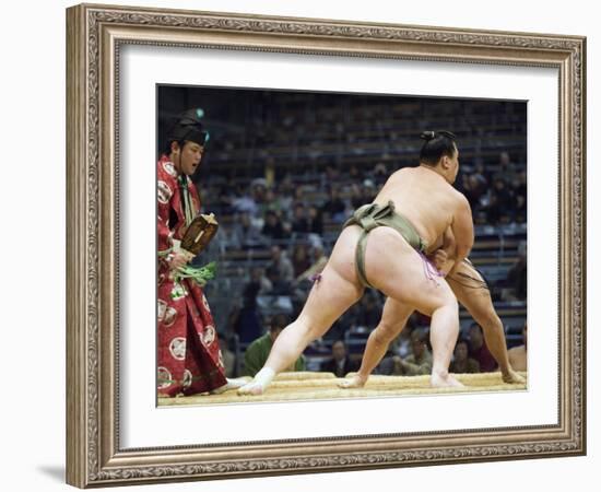 Fukuoka Sumo Competition, Kyushu Basho, Fukuoka City, Kyushu, Japan, Asia-Christian Kober-Framed Photographic Print