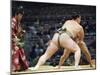 Fukuoka Sumo Competition, Kyushu Basho, Fukuoka City, Kyushu, Japan, Asia-Christian Kober-Mounted Photographic Print