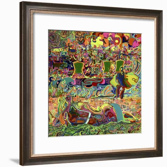 Fukushima Beach Party-Josh Byer-Framed Giclee Print