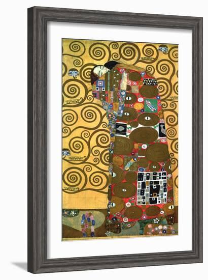 Fulfillment, One of the Kiss Panels, 1909-Gustav Klimt-Framed Giclee Print