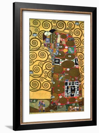 Fulfillment, One of the Kiss Panels, 1909-Gustav Klimt-Framed Giclee Print