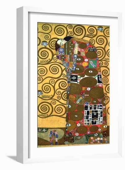 Fulfillment, One of the Kiss Panels, 1909-Gustav Klimt-Framed Giclee Print