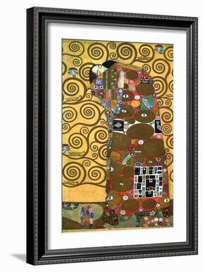 Fulfillment, One of the Kiss Panels, 1909-Gustav Klimt-Framed Giclee Print