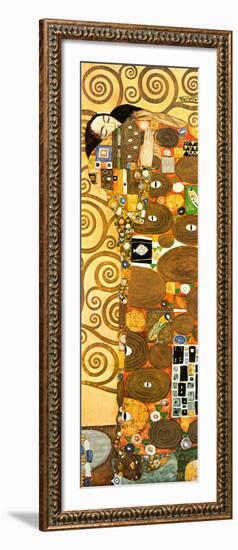 Fulfillment, Stoclet Frieze, c.1909 (detail)-Gustav Klimt-Framed Art Print