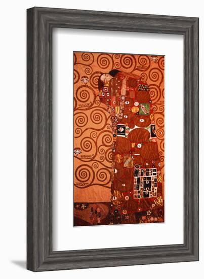 Fulfillment, Stoclet Frieze, c.1909-Gustav Klimt-Framed Art Print