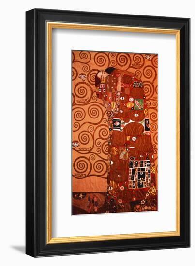 Fulfillment, Stoclet Frieze, c.1909-Gustav Klimt-Framed Art Print