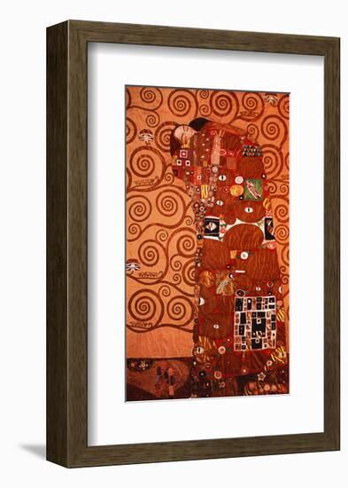 Fulfillment, Stoclet Frieze, c.1909-Gustav Klimt-Framed Art Print