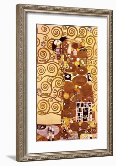 Fulfillment, Stoclet Frieze, c.1909-Gustav Klimt-Framed Art Print