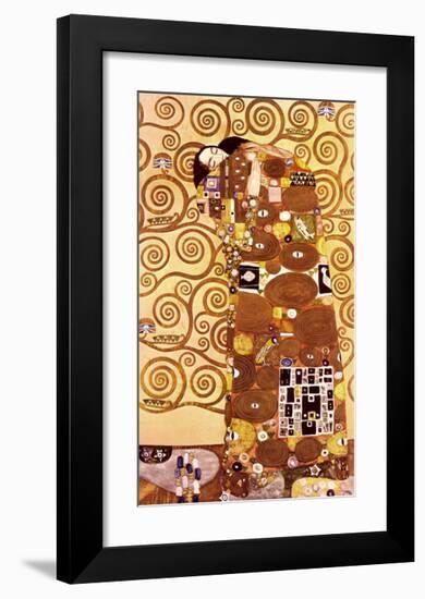 Fulfillment, Stoclet Frieze, c.1909-Gustav Klimt-Framed Art Print