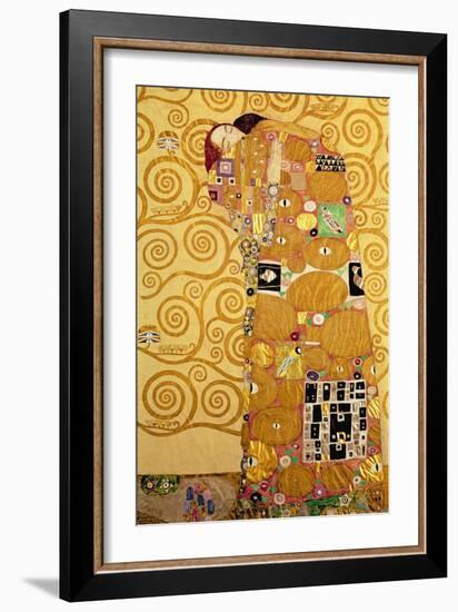 Fulfillment, Stoclet Frieze, c.1909-Gustav Klimt-Framed Giclee Print