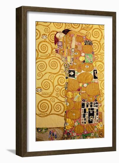 Fulfillment, Stoclet Frieze, c.1909-Gustav Klimt-Framed Premium Giclee Print