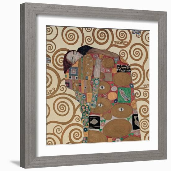 Fulfillment-Gustav Klimt-Framed Art Print