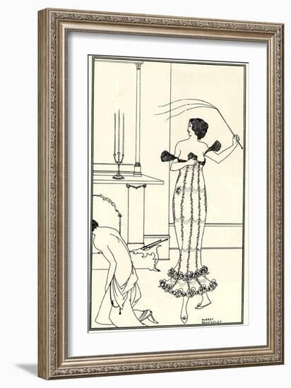 Full and True Account of the Wonderful Mission of Earl Lavender by J. Davidson, 1895-Aubrey Beardsley-Framed Giclee Print