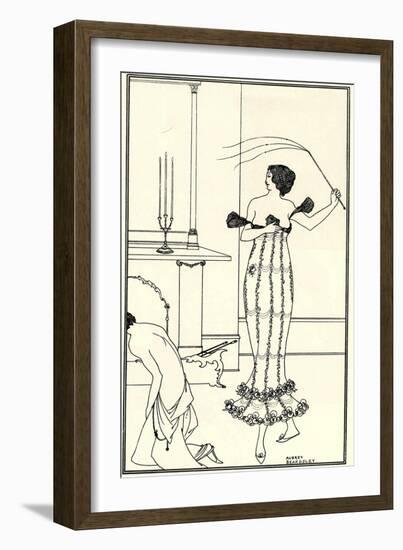 Full and True Account of the Wonderful Mission of Earl Lavender by J. Davidson, 1895-Aubrey Beardsley-Framed Giclee Print