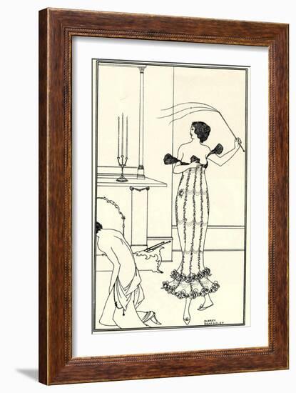 Full and True Account of the Wonderful Mission of Earl Lavender by J. Davidson, 1895-Aubrey Beardsley-Framed Giclee Print