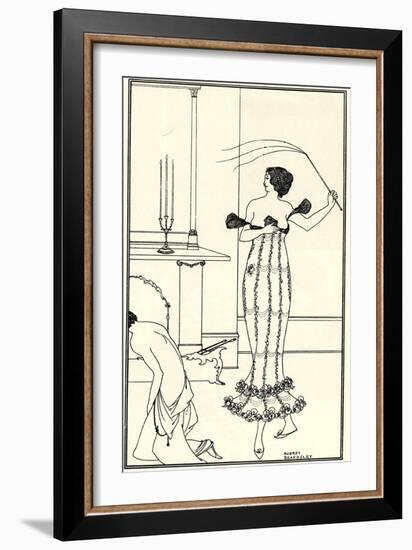 Full and True Account of the Wonderful Mission of Earl Lavender by J. Davidson, 1895-Aubrey Beardsley-Framed Giclee Print