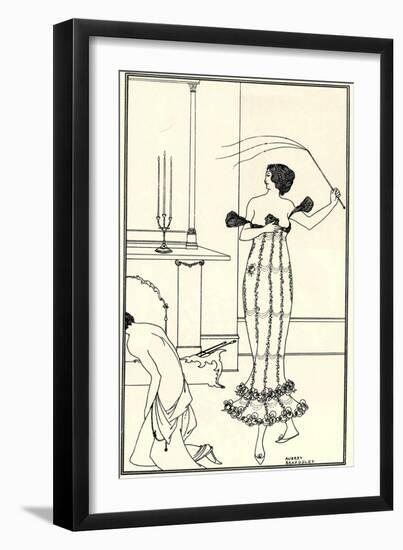 Full and True Account of the Wonderful Mission of Earl Lavender by J. Davidson, 1895-Aubrey Beardsley-Framed Giclee Print