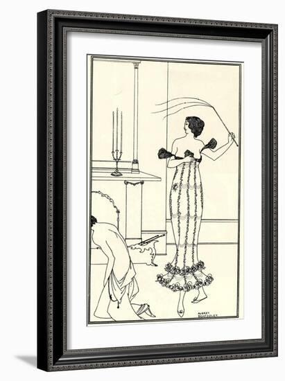 Full and True Account of the Wonderful Mission of Earl Lavender by J. Davidson, 1895-Aubrey Beardsley-Framed Giclee Print