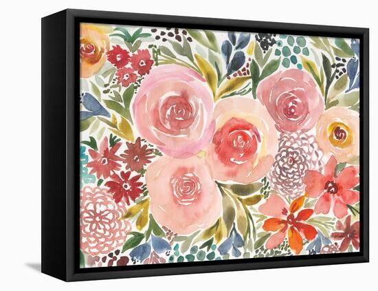 Full Bloom I-Cheryl Warrick-Framed Stretched Canvas