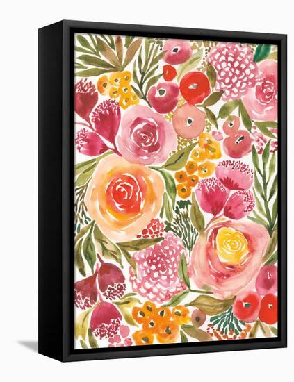 Full Bloom II-Cheryl Warrick-Framed Stretched Canvas