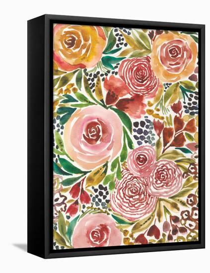 Full Bloom III-Cheryl Warrick-Framed Stretched Canvas