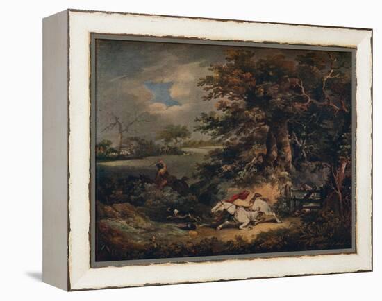 Full Cry - And A Fall', c1790, (1922)-George Morland-Framed Premier Image Canvas