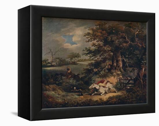 Full Cry - And A Fall', c1790, (1922)-George Morland-Framed Premier Image Canvas