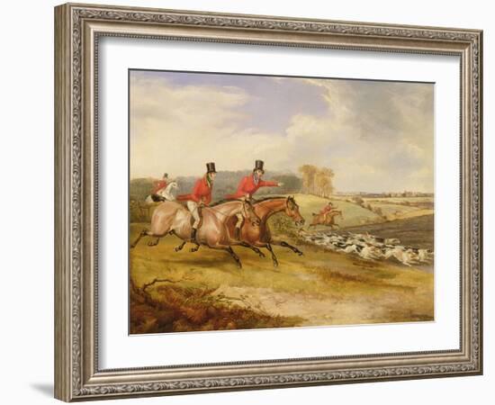 Full Cry, Bachelor's Hall, 1835-Francis Calcraft Turner-Framed Giclee Print