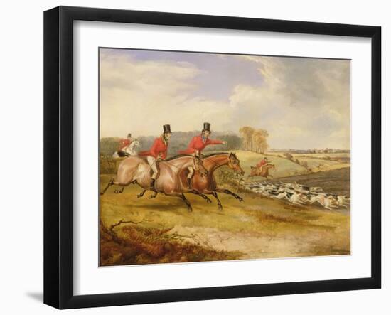 Full Cry, Bachelor's Hall, 1835-Francis Calcraft Turner-Framed Giclee Print